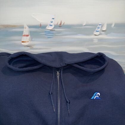Little Wave Zip Hoodie