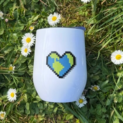 Heart Earth Wine Tumbler