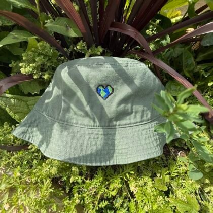 Heart Earth Organic Bucket Hat
