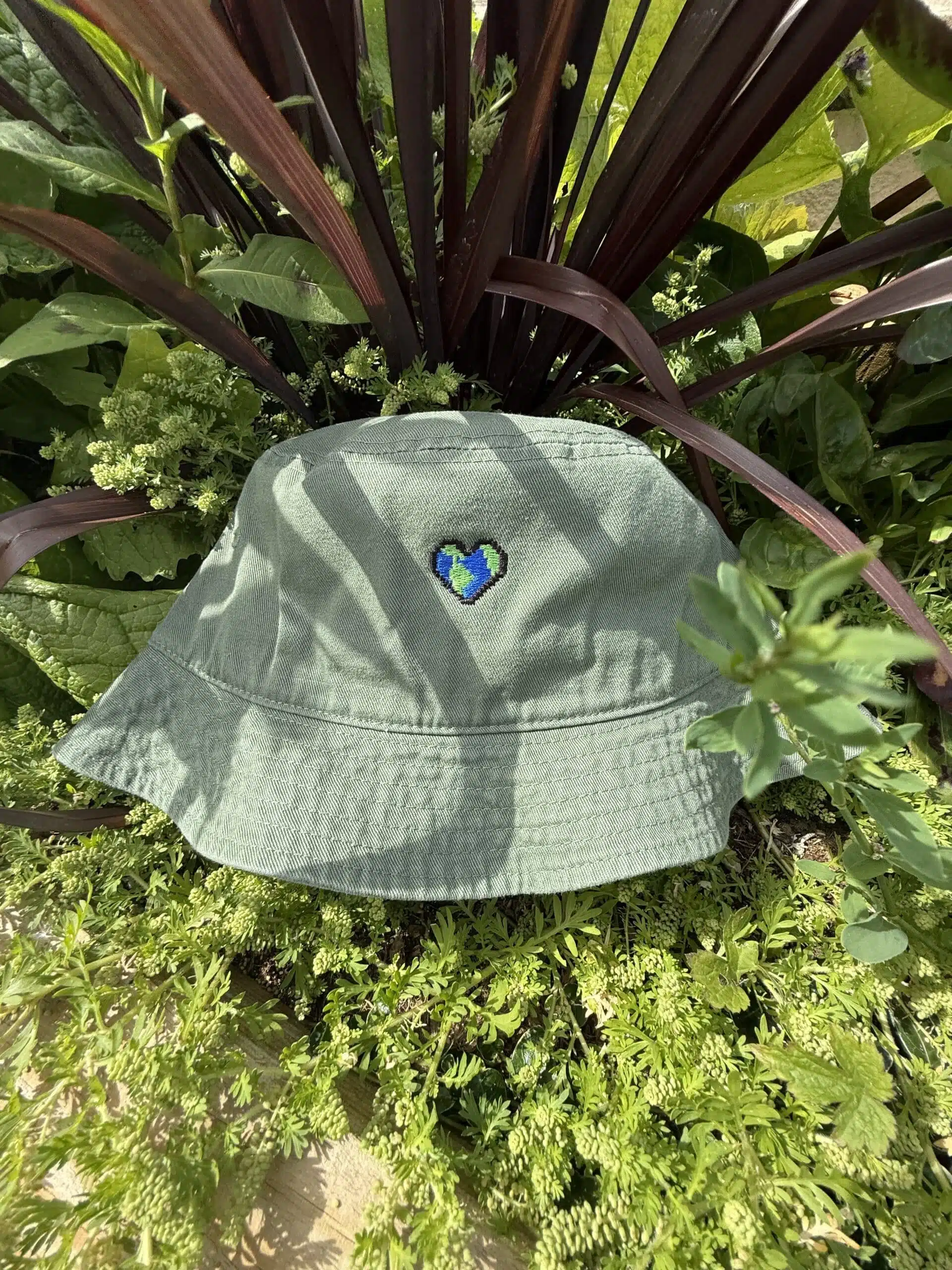 Heart Earth Organic Bucket Hat