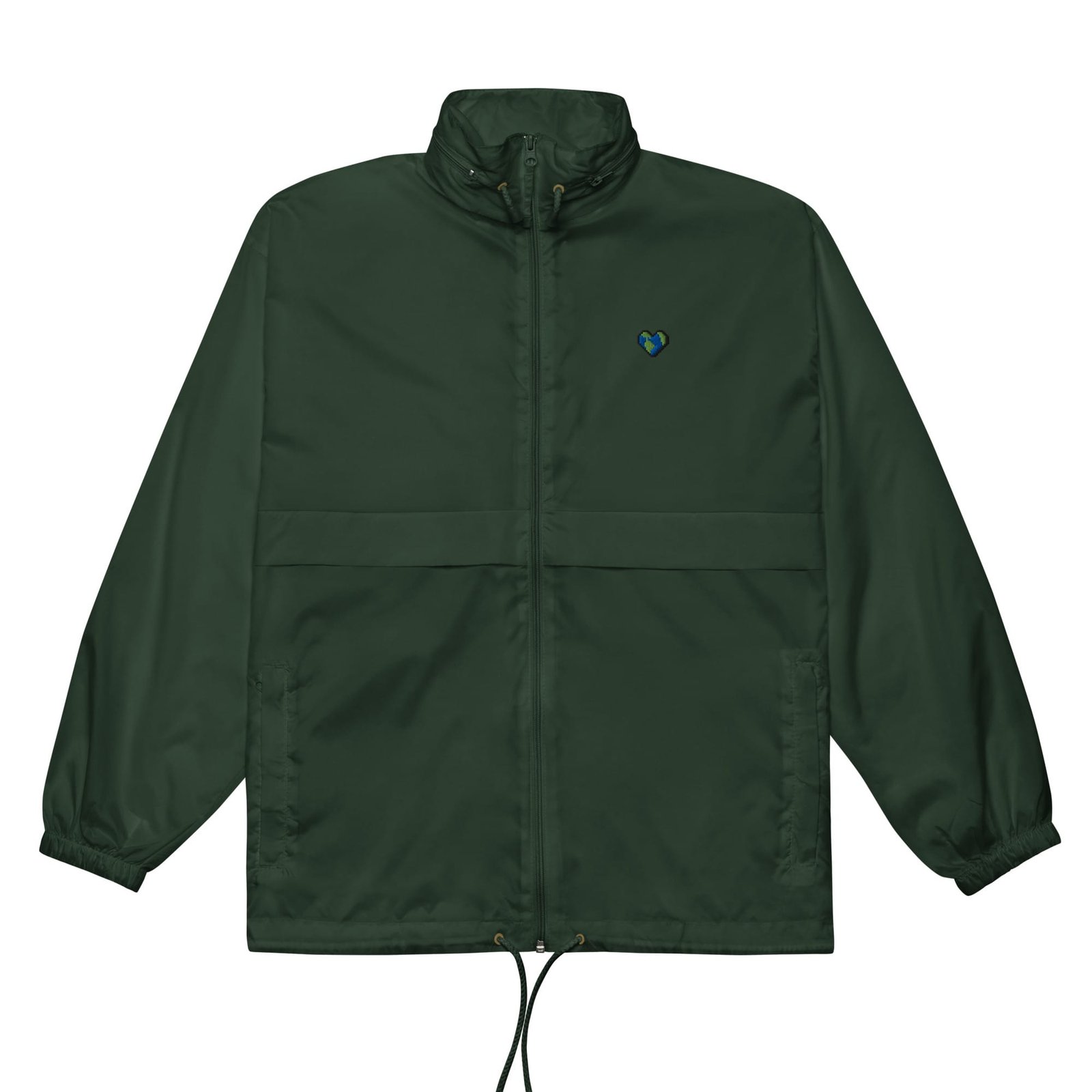 Small Heart Earth Windbreaker Jacket