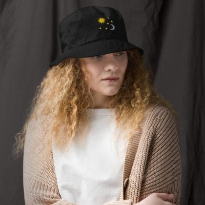 Sun Moon Organic Bucket Hat