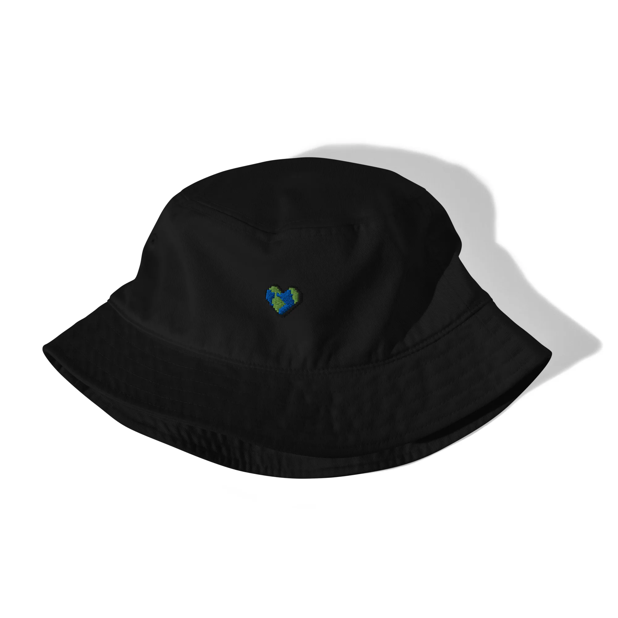 Small Heart Earth Organic Bucket Hat