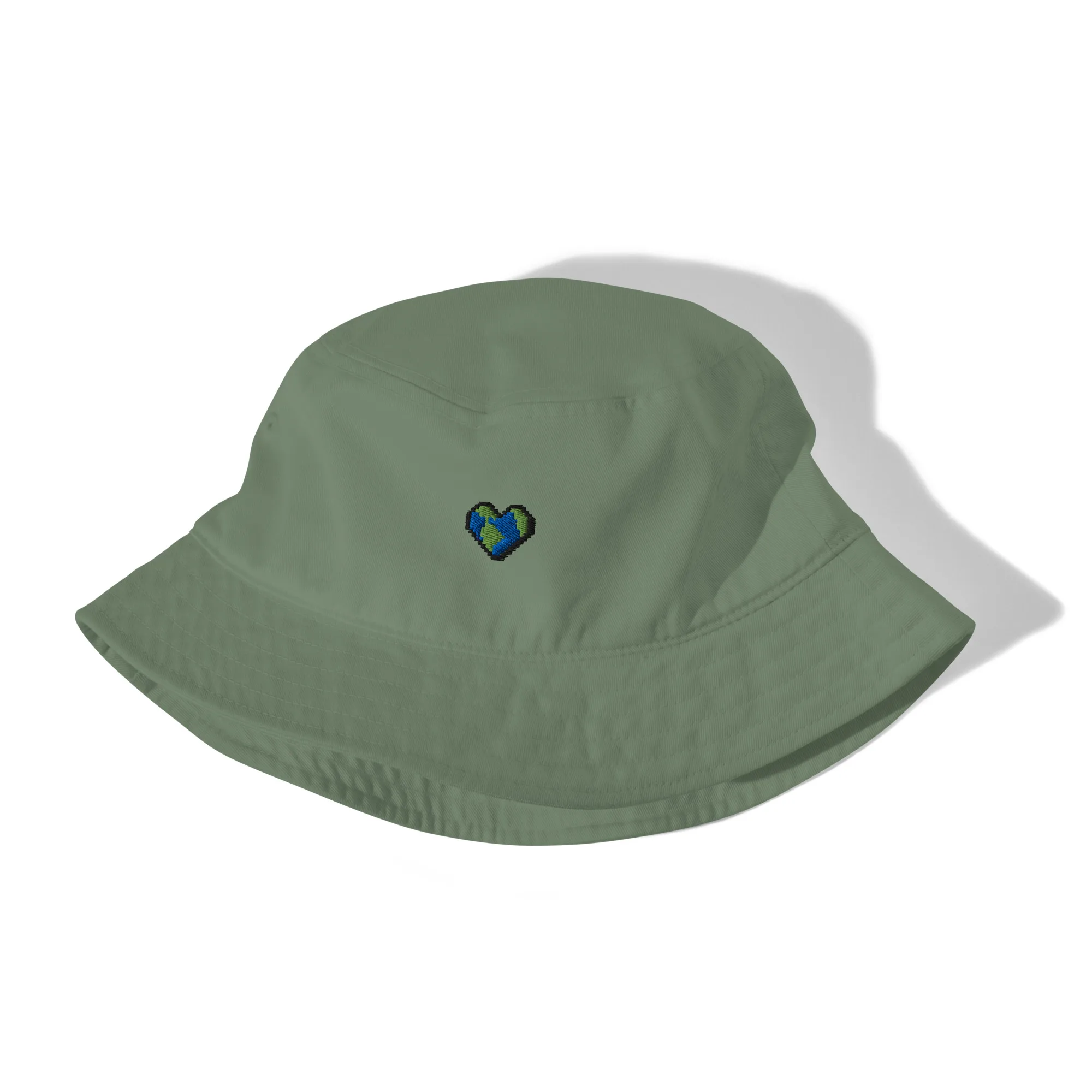 Small Heart Earth Organic Bucket Hat