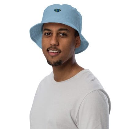 Small Heart Earth Organic Bucket Hat