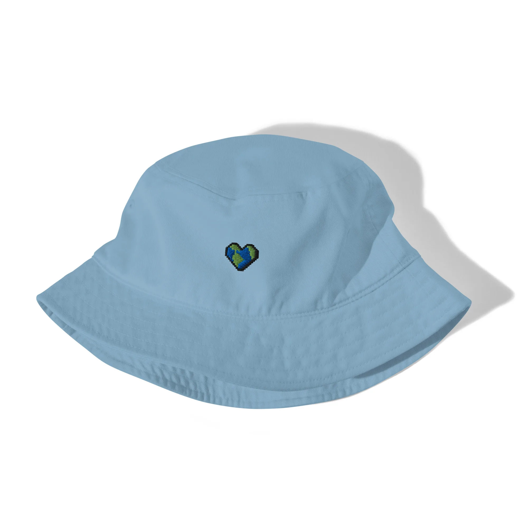 Small Heart Earth Organic Bucket Hat