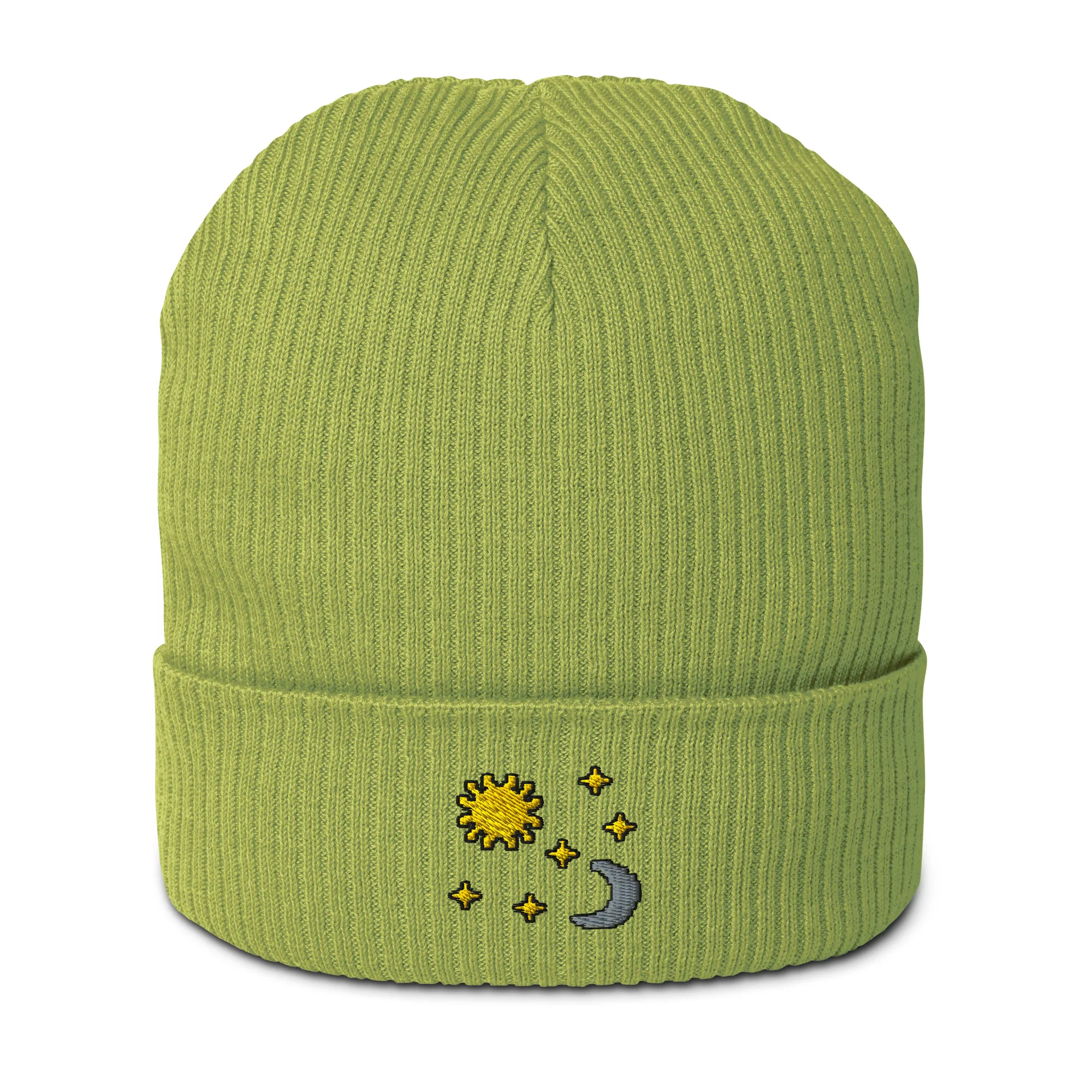 Sun Moon Organic Beanie