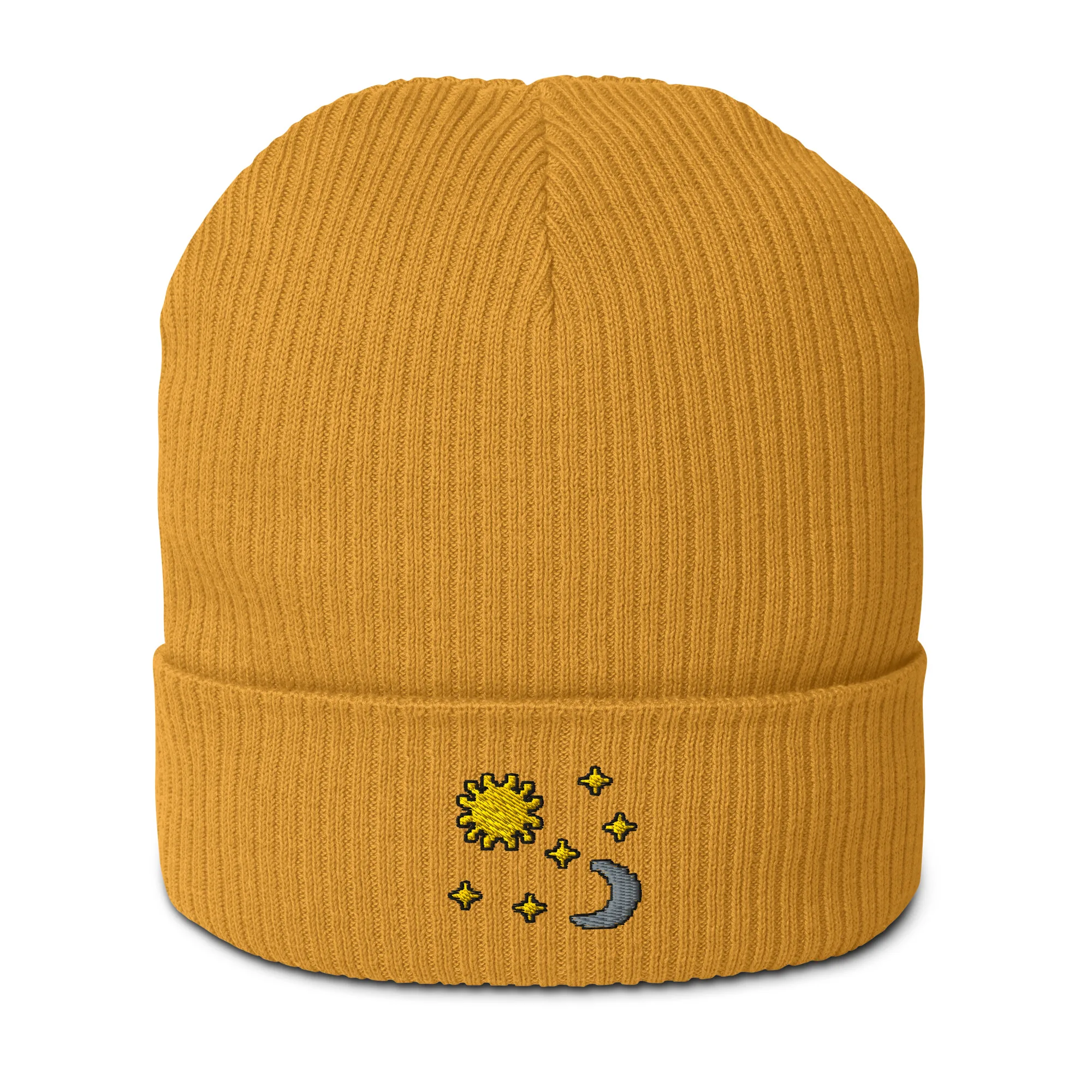 Sun Moon Organic Beanie
