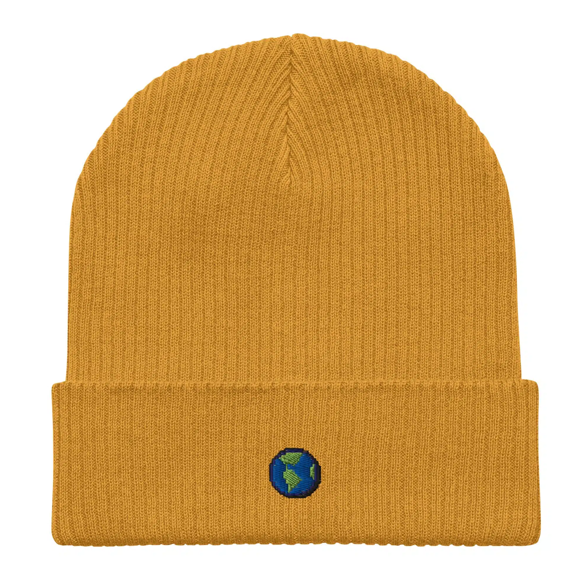 Small Earth Organic Beanie (Mustard)