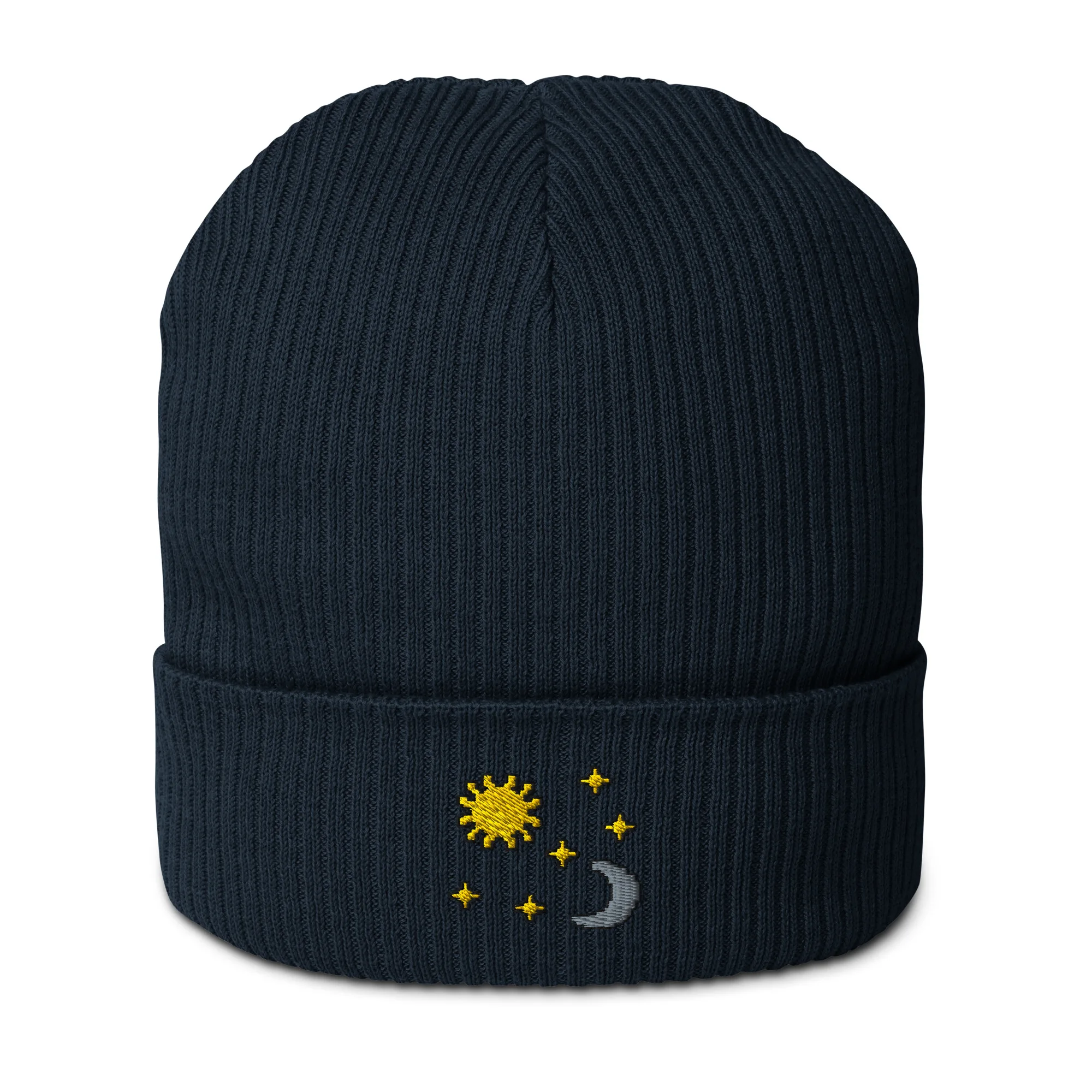 Sun Moon Organic Beanie