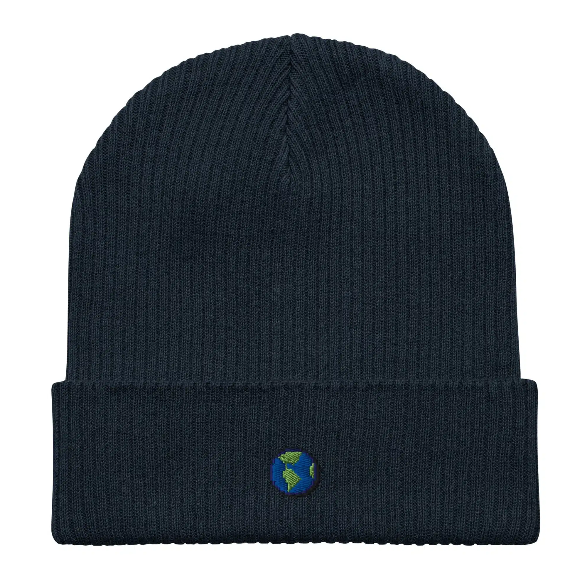 Small Earth Organic Beanie (Navy)
