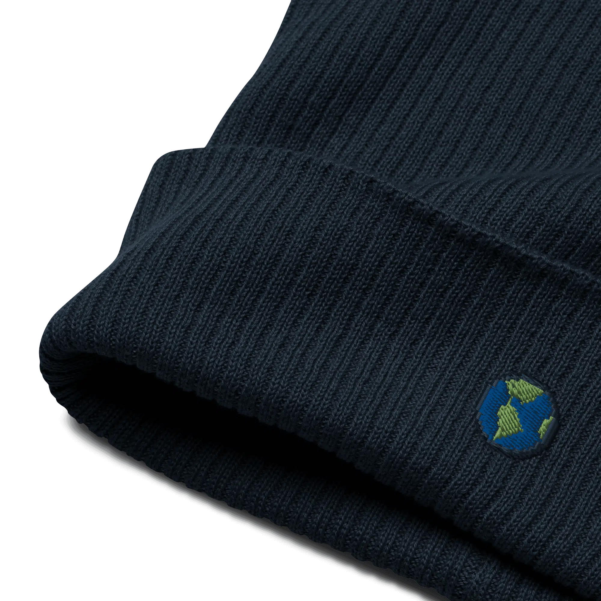 Small Earth Organic Beanie (Close)