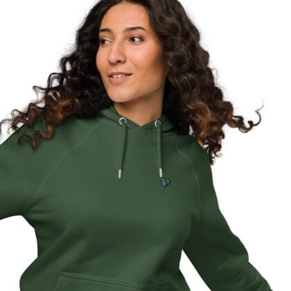 Heart Earth Organic Raglan Hoodie