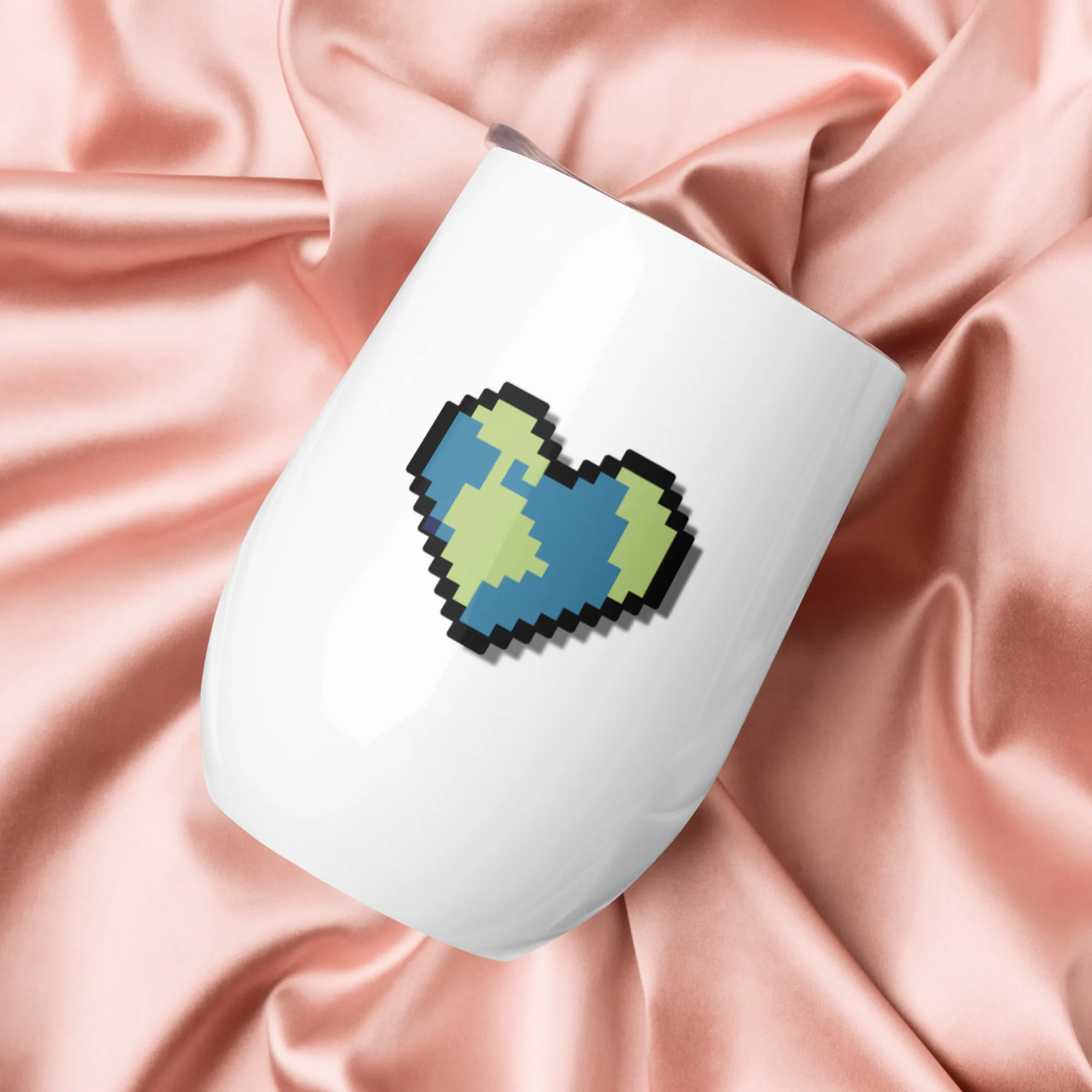 Heart Earth Wine Tumbler