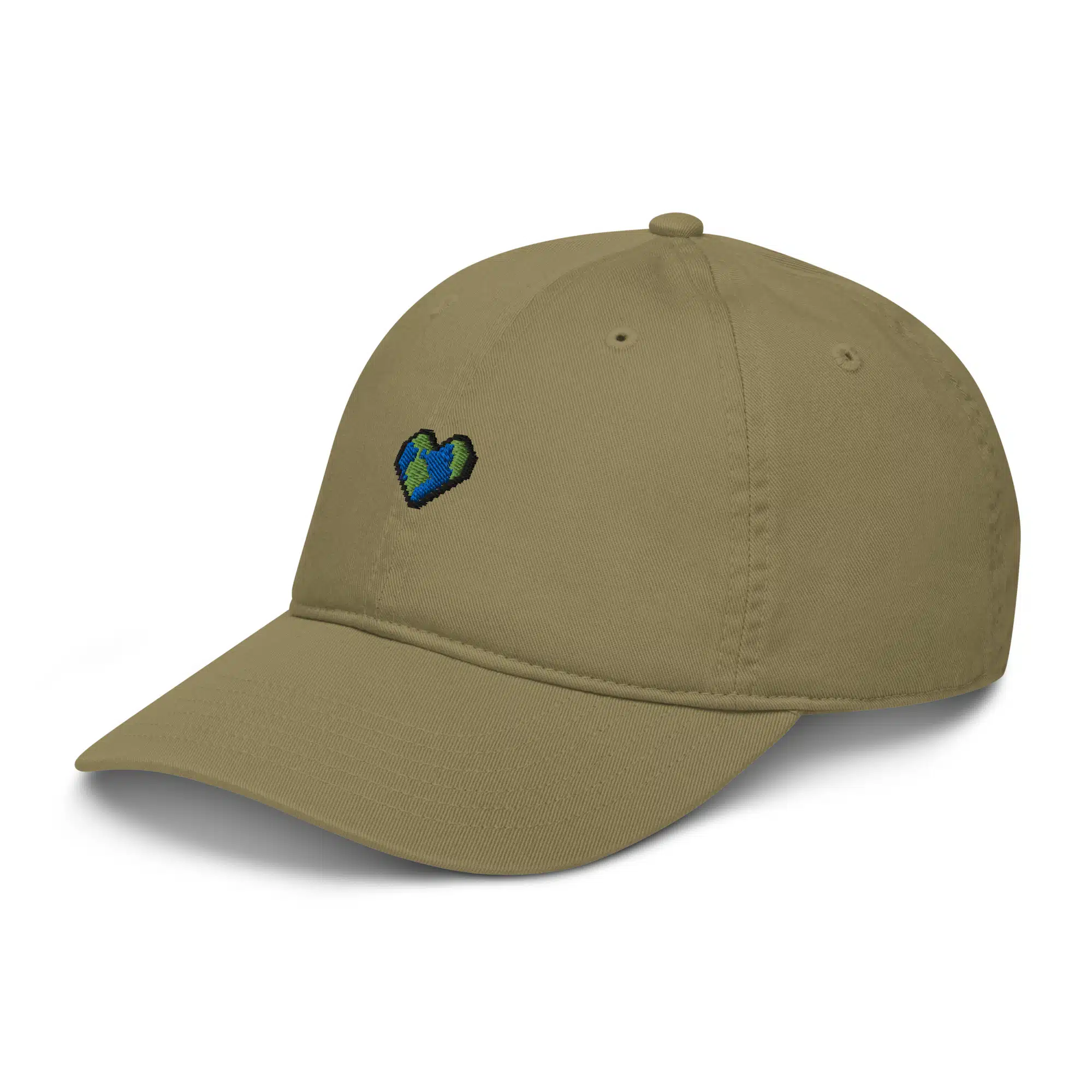 Small Heart Earth Organic Dad Hat