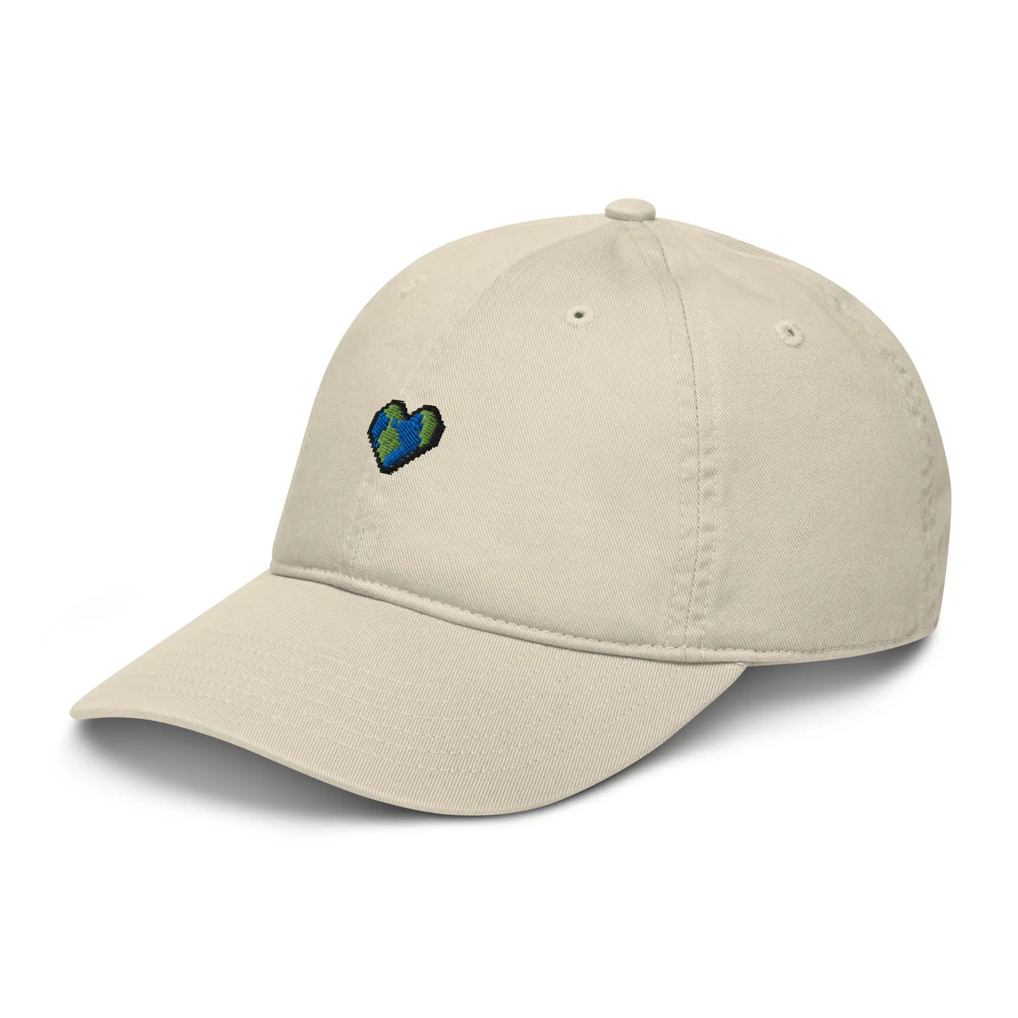 Small Heart Earth Organic Dad Hat